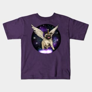 Pugicorn Pugasus in Space! Kids T-Shirt